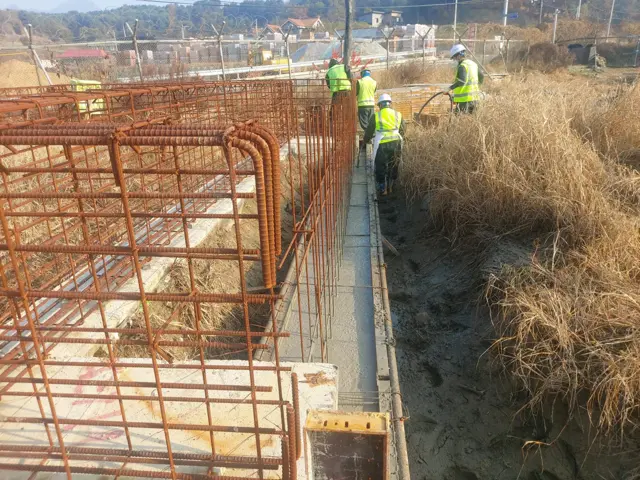 기초 철근 배근과 거푸집